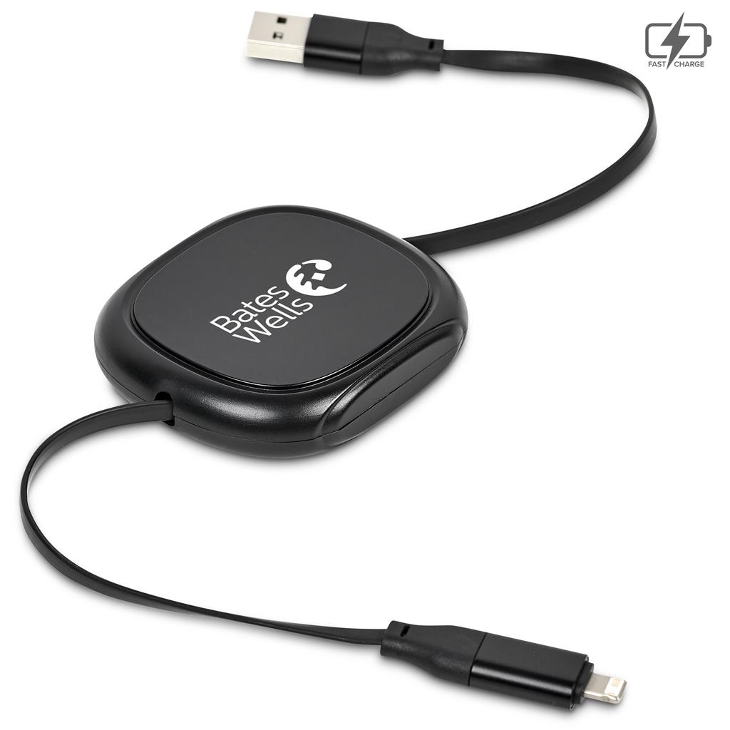 [MT-AL-487-B] Altitude Balanko 4-in-1 Retractable Fast Charge 60W Cable