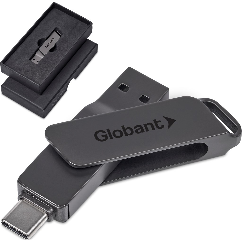 [MT-AV-438-B] Alex Varga Atraxia Dual Flash Drive – 64GB