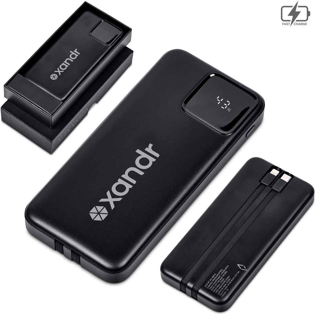 [MT-AV-465-B] Alex Varga Scorpio Fast Charge 22.5W Power Bank -10,000mAh
