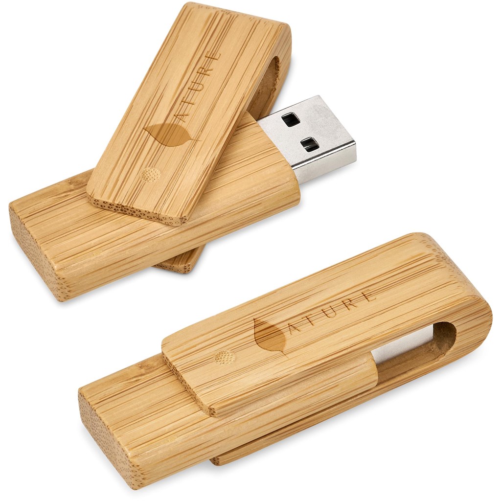 [USB-7415] Okiyo Bakemono Bamboo Flash Drive - 32GB