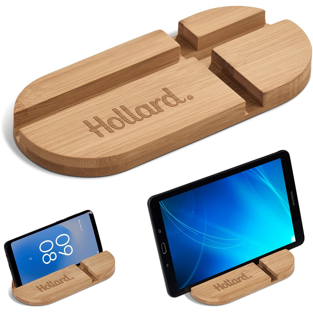 [MT-OK-393-B] Okiyo Kurosu Bamboo Phone Stand