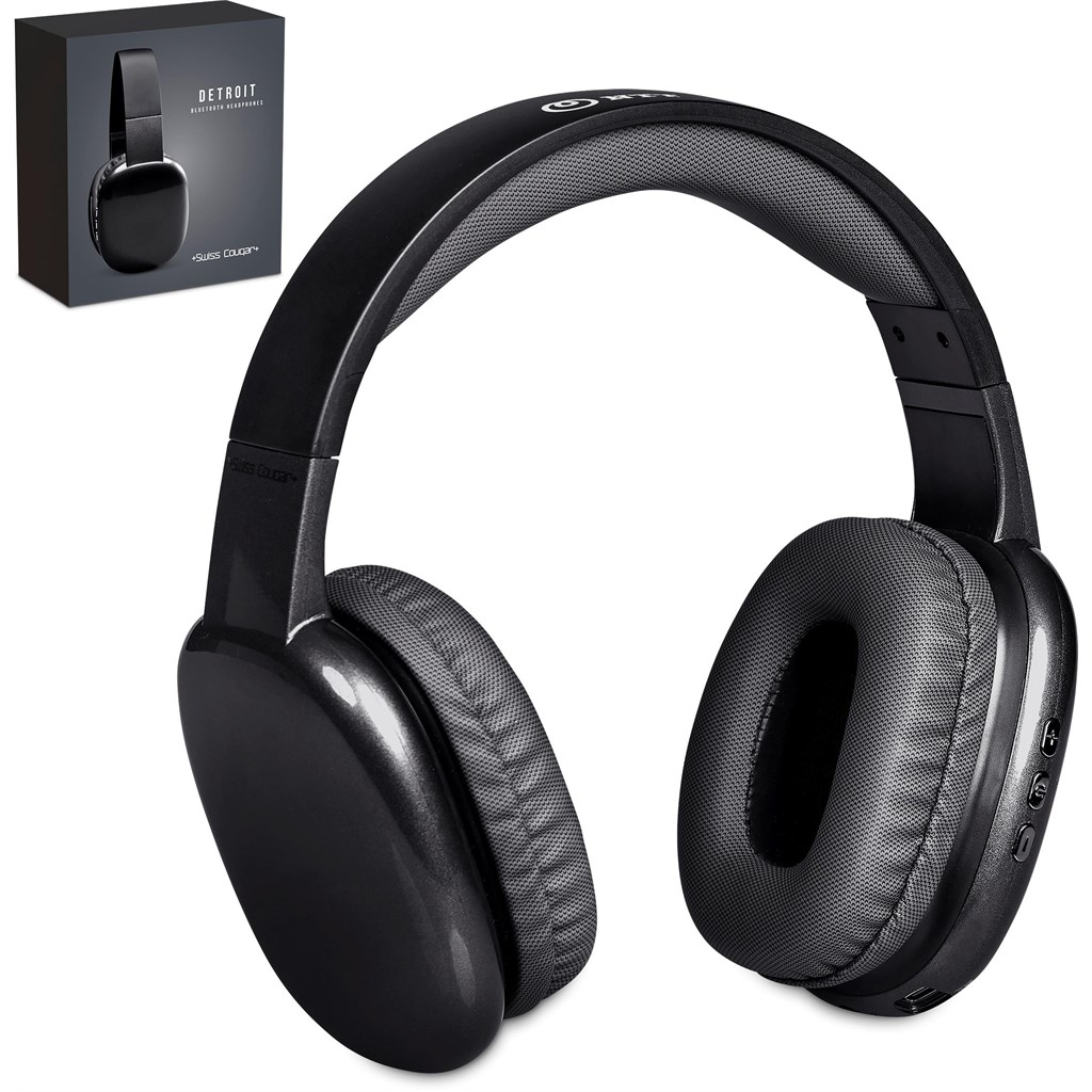 [MT-SC-464-B] Swiss Cougar Detroit Bluetooth Headphones