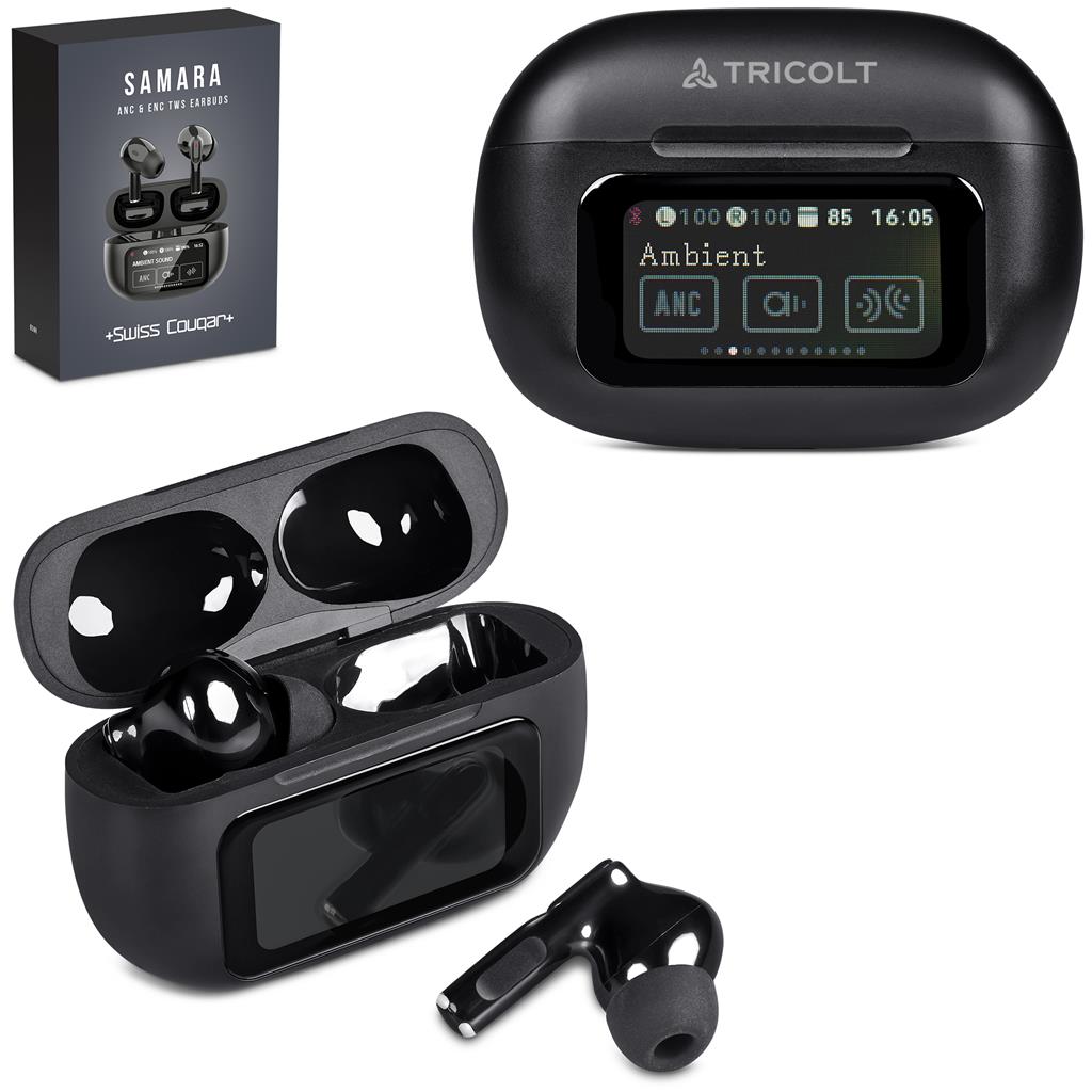 [MT-SC-494-B] Swiss Cougar Samara ANC & ENC TWS Earbuds