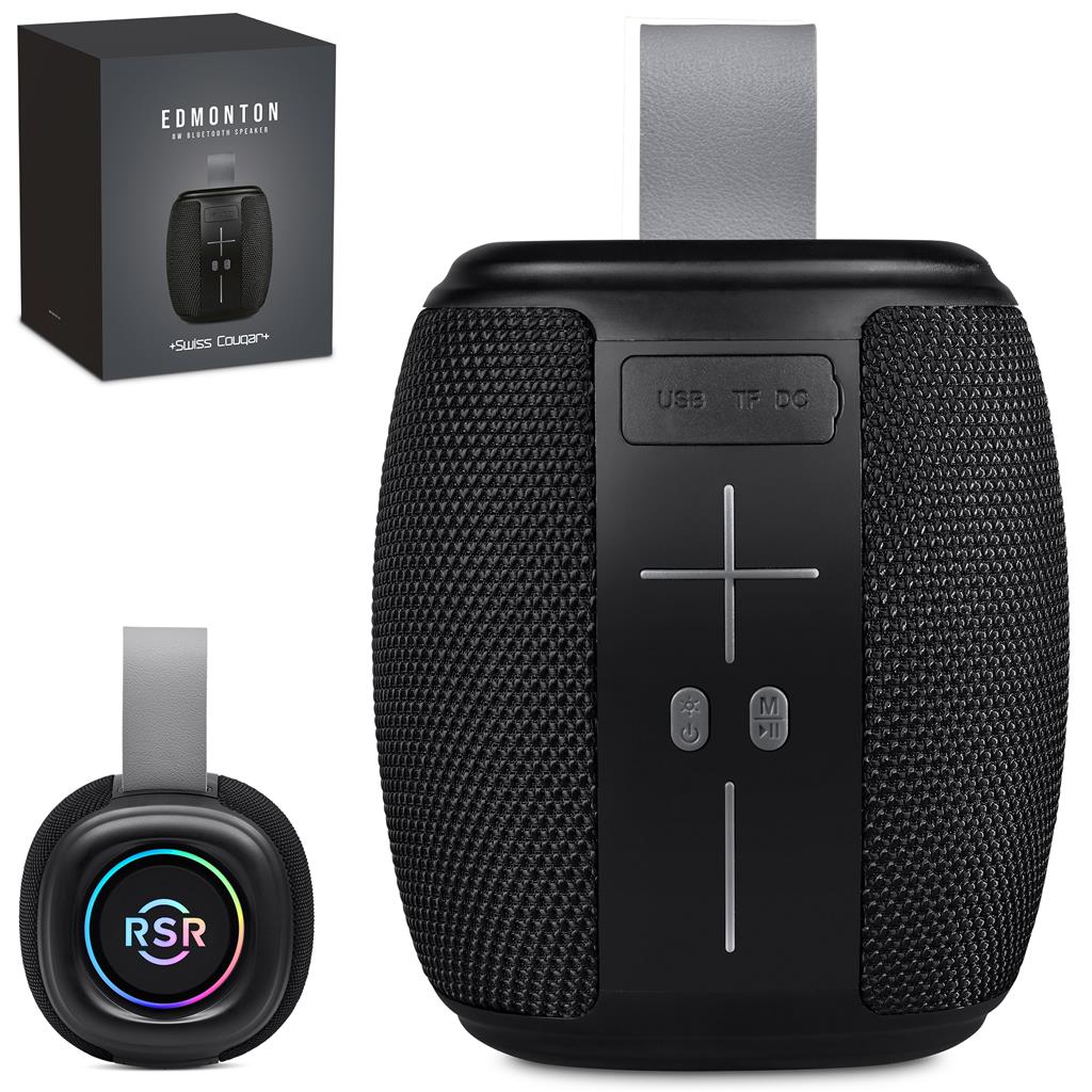 [MT-SC-517-B] Swiss Cougar Edmonton 8W Bluetooth Speaker