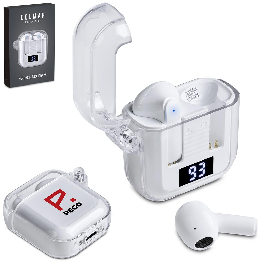 [MT-SC-550-B] Swiss Cougar Colmar TWS Earbuds