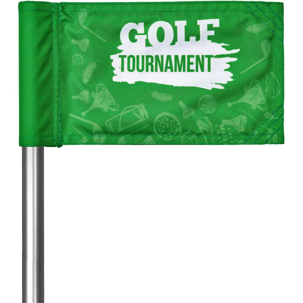 [SB-HP-51-G] Pre-Printed Sample Hoppla Putting Green Flag