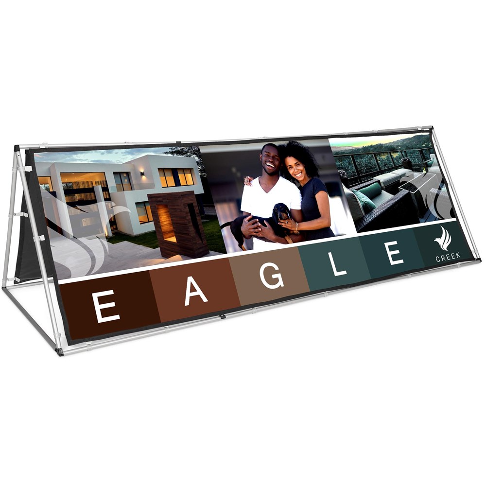 [VI-AM-146-D] Fade Resistant A-Frame with Fabric Print 3m x 1m