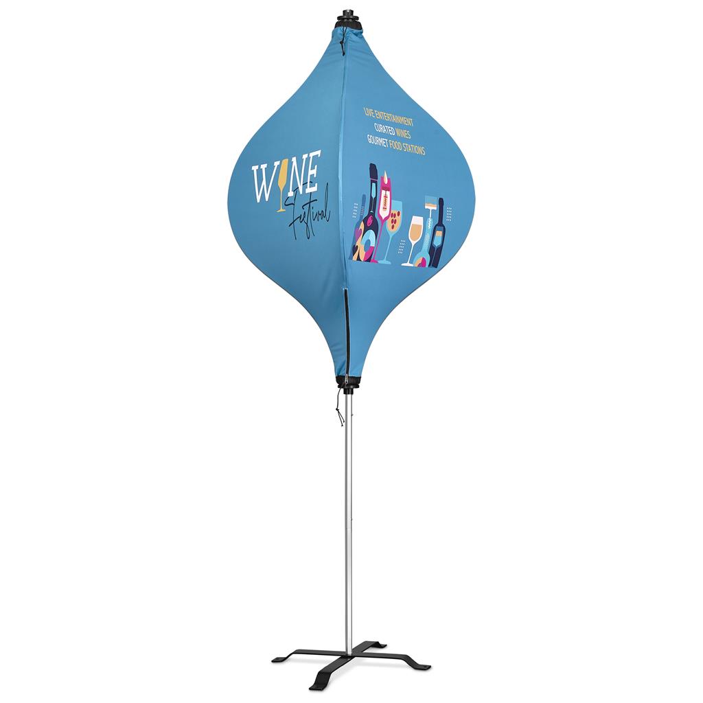 [VI-AM-255-D] Lantern Banner with Light Weight Cross Base