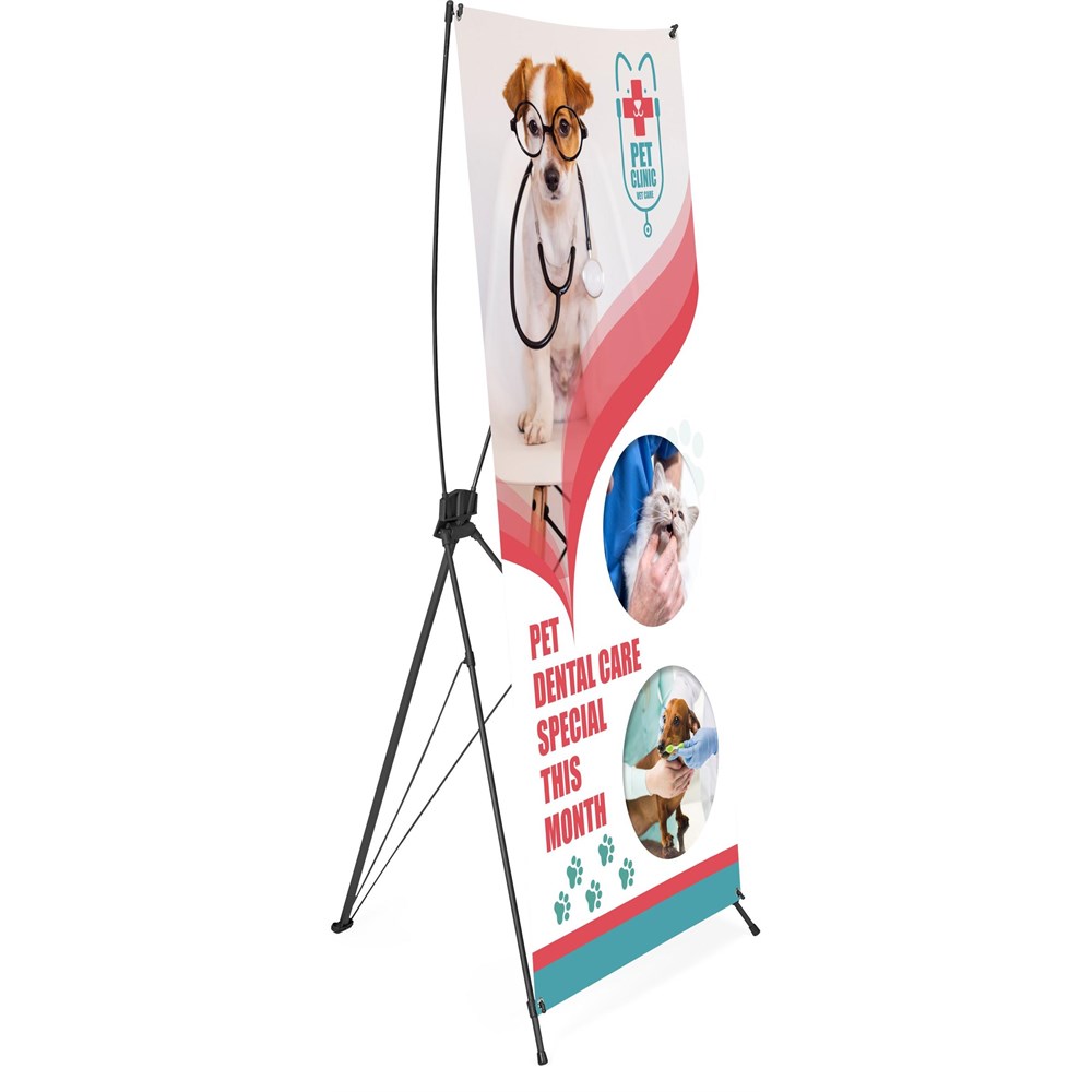 [DISPLAY-6005] Champion Layflat PVC X-Banner 80cm x 180cm