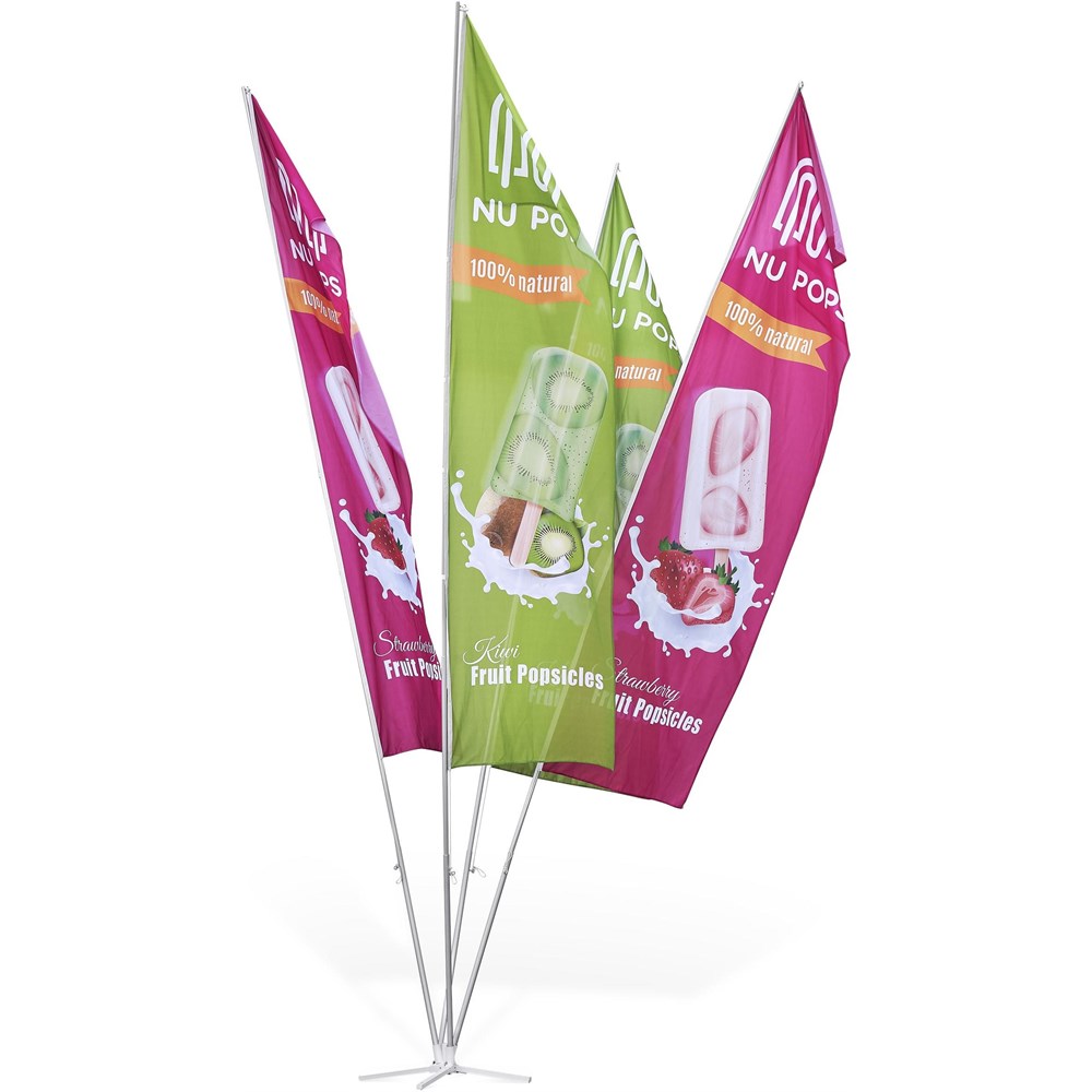 [DISPLAY-1025] Legend 4 Flag Fountain 6m Large (1m x 4m flags)