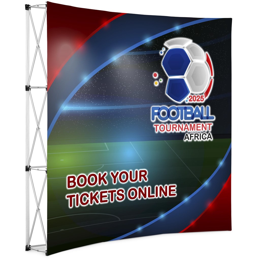 [DISPLAY-3005] Legend Curved Banner Wall 2.15m x 2.25m