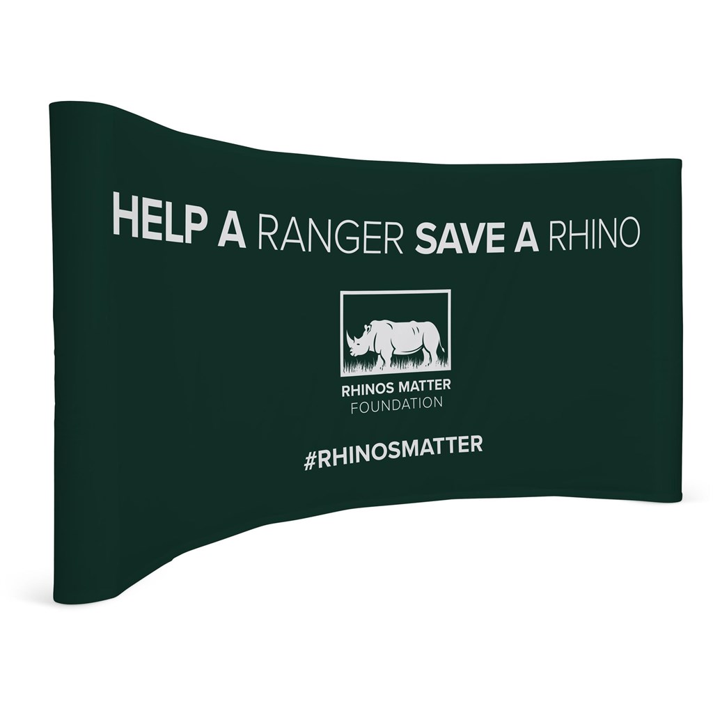 [DISPLAY-3045] Legend Curved Banner Wall with Wings 4.2m x 2.25m