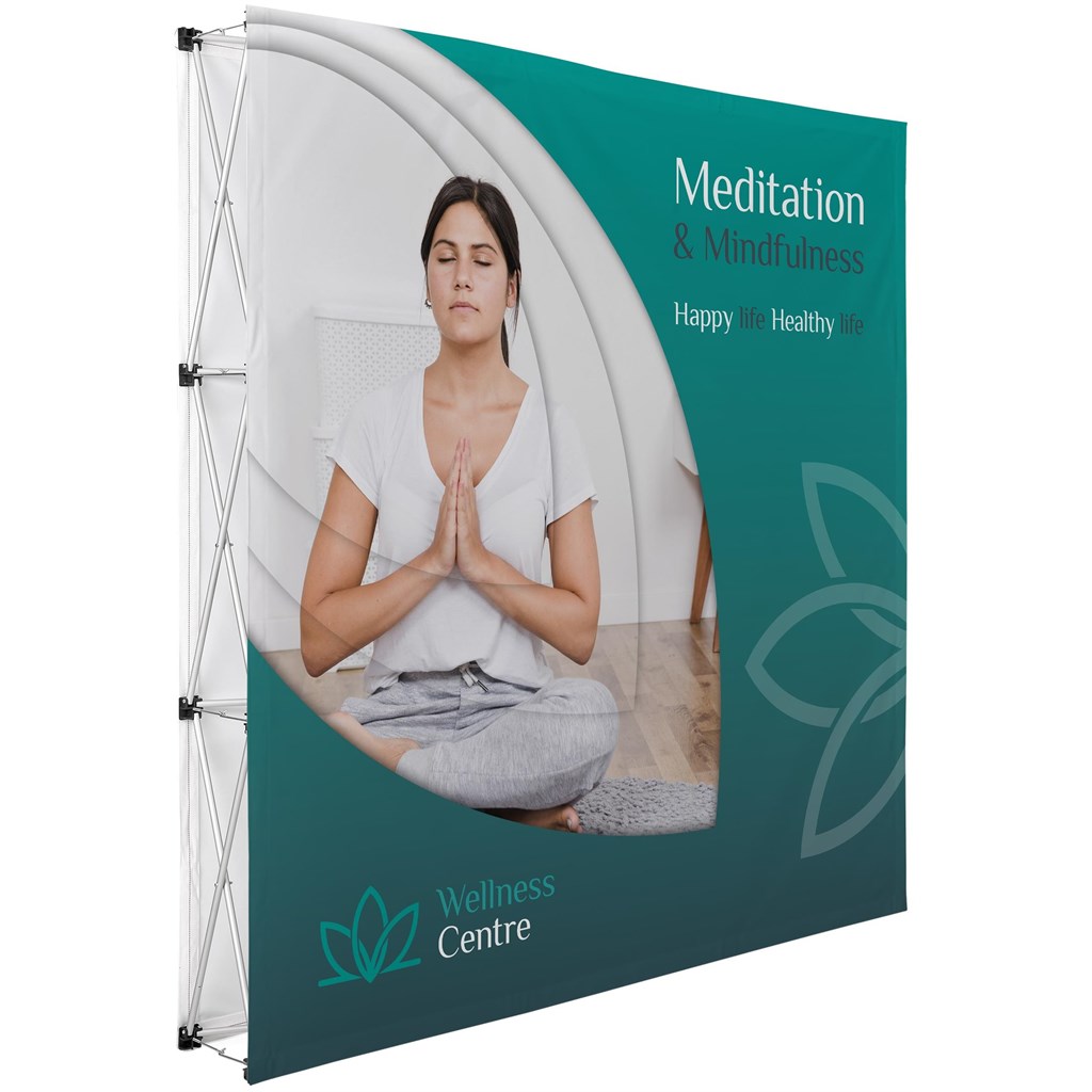 [DISPLAY-3080] Legend Double-Sided Straight Banner Wall 2.25m x 2.25m