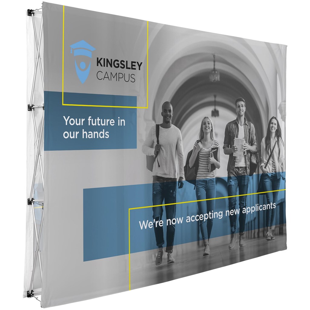 [DISPLAY-3085] Legend Double-Sided Straight Banner Wall 3m x 2.25m
