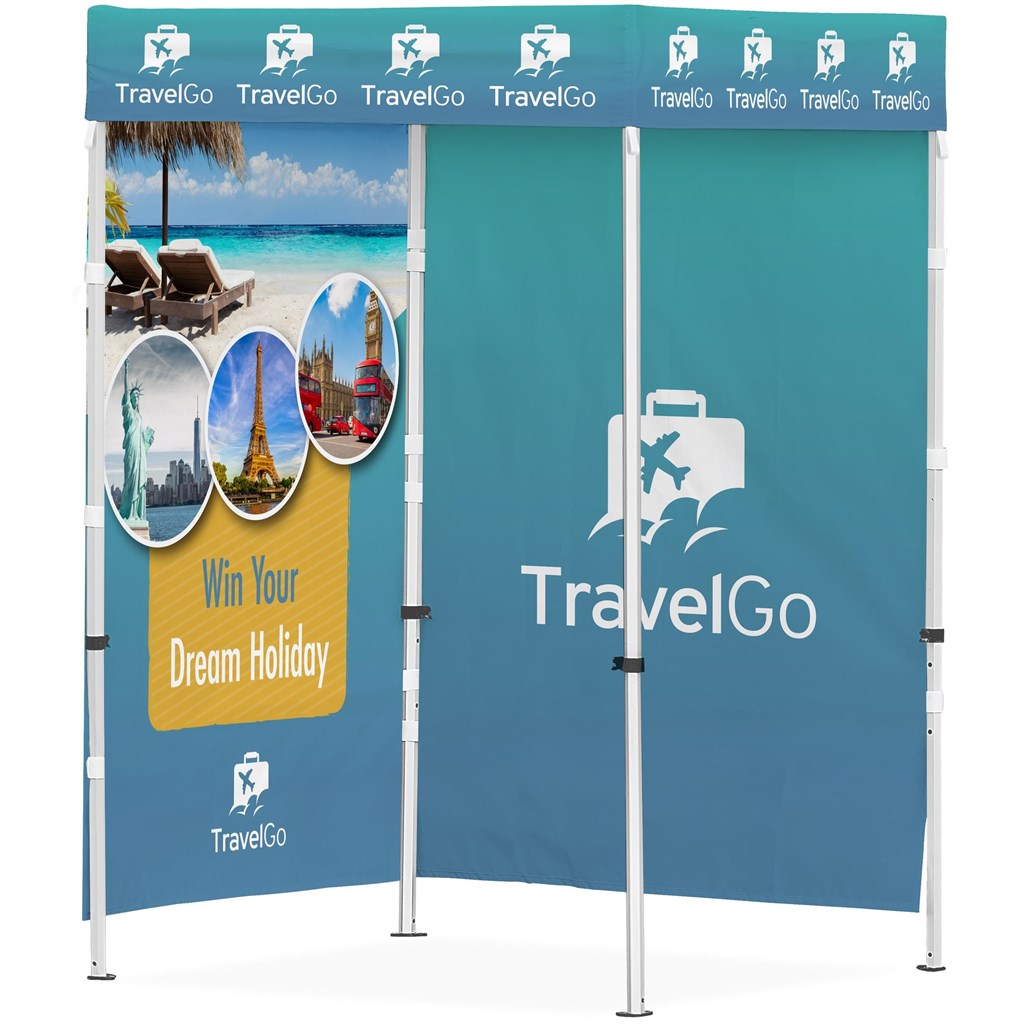 [DISPLAY-2024] Ovation Sublimated Gazebo 1.5m X 1.5m - 2 Full-Wall Skins