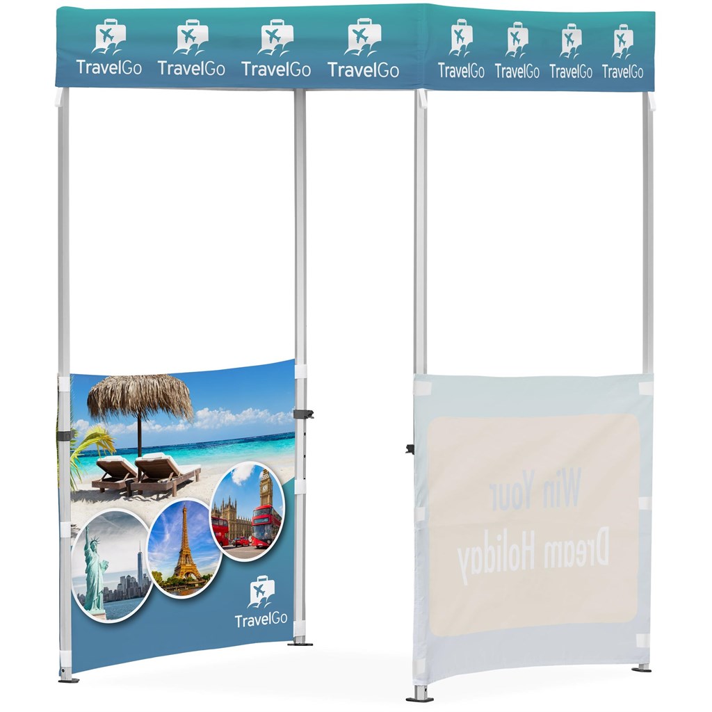 [DISPLAY-2030] Ovation Sublimated Gazebo 1.5m X 1.5m - 2 Half-Wall Skins