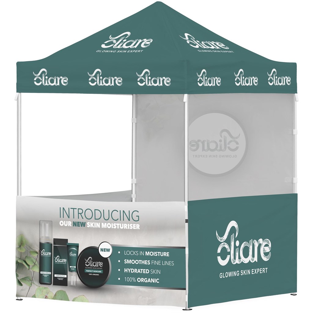 [DISPLAY-2058] Ovation Sublimated Gazebo 2m X 2m - 3 Half-Wall Skins - 1 Full-Wall Skin
