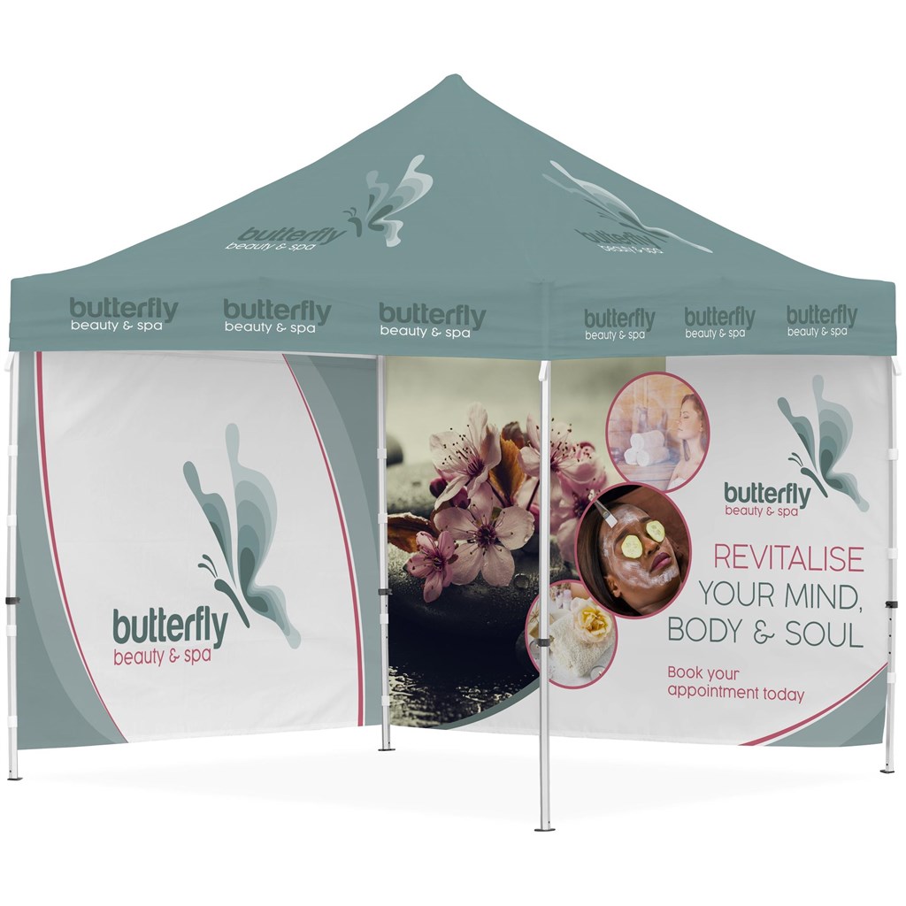 [DISPLAY-2064] Ovation Sublimated Gazebo 3m X 3m - 2 Full-Wall Skins