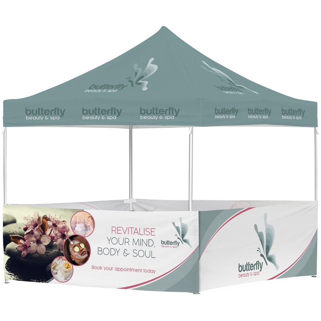 [DISPLAY-2072] Ovation Sublimated Gazebo 3m X 3m - 4 Half-Wall Skins