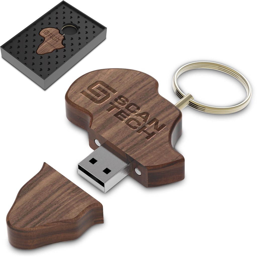 [AC-2265] Andy Cartwright Afrique Flash Drive Keyholder - 16GB