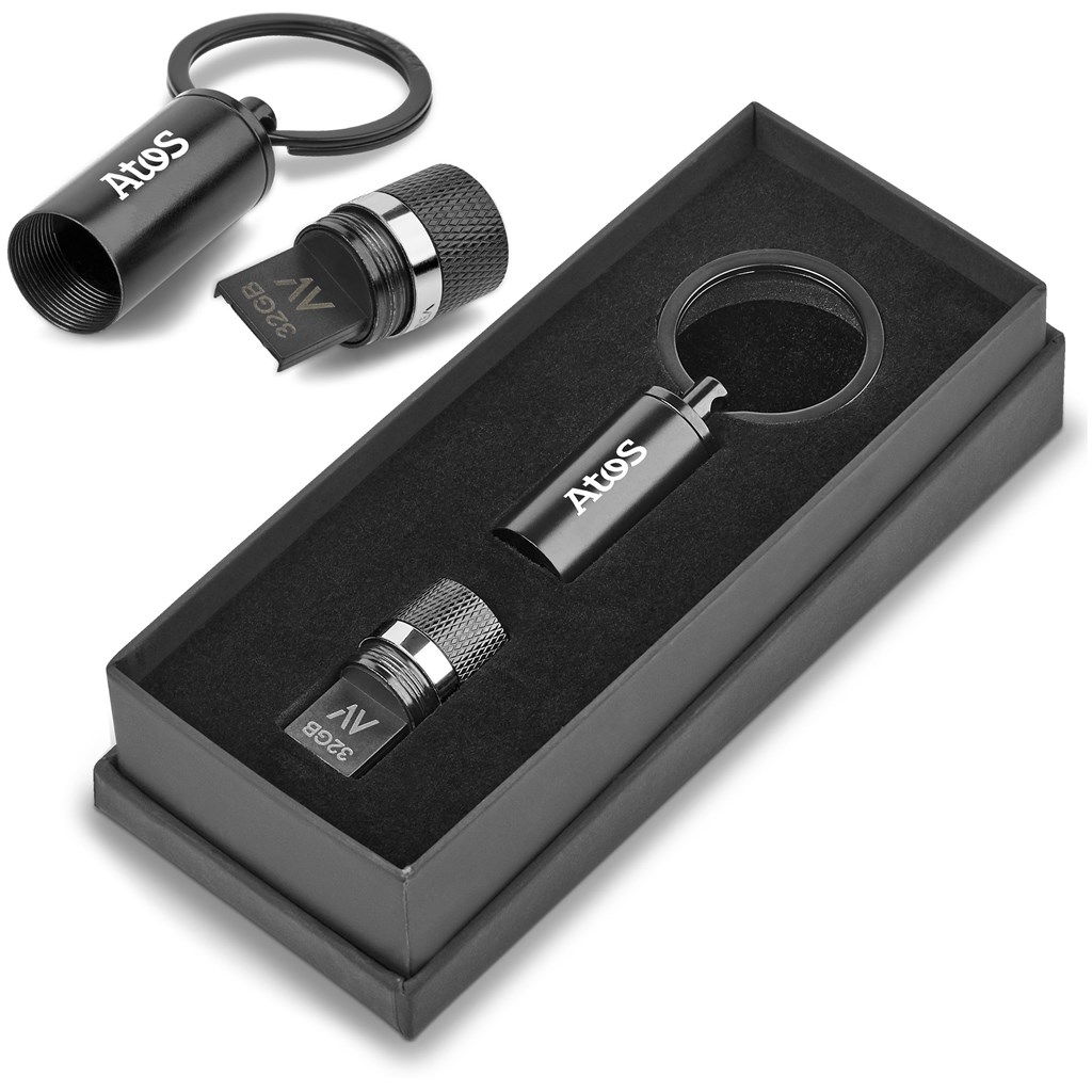 [AV-19147] Alex Varga Blofeld Flash Drive Keyholder - 32GB