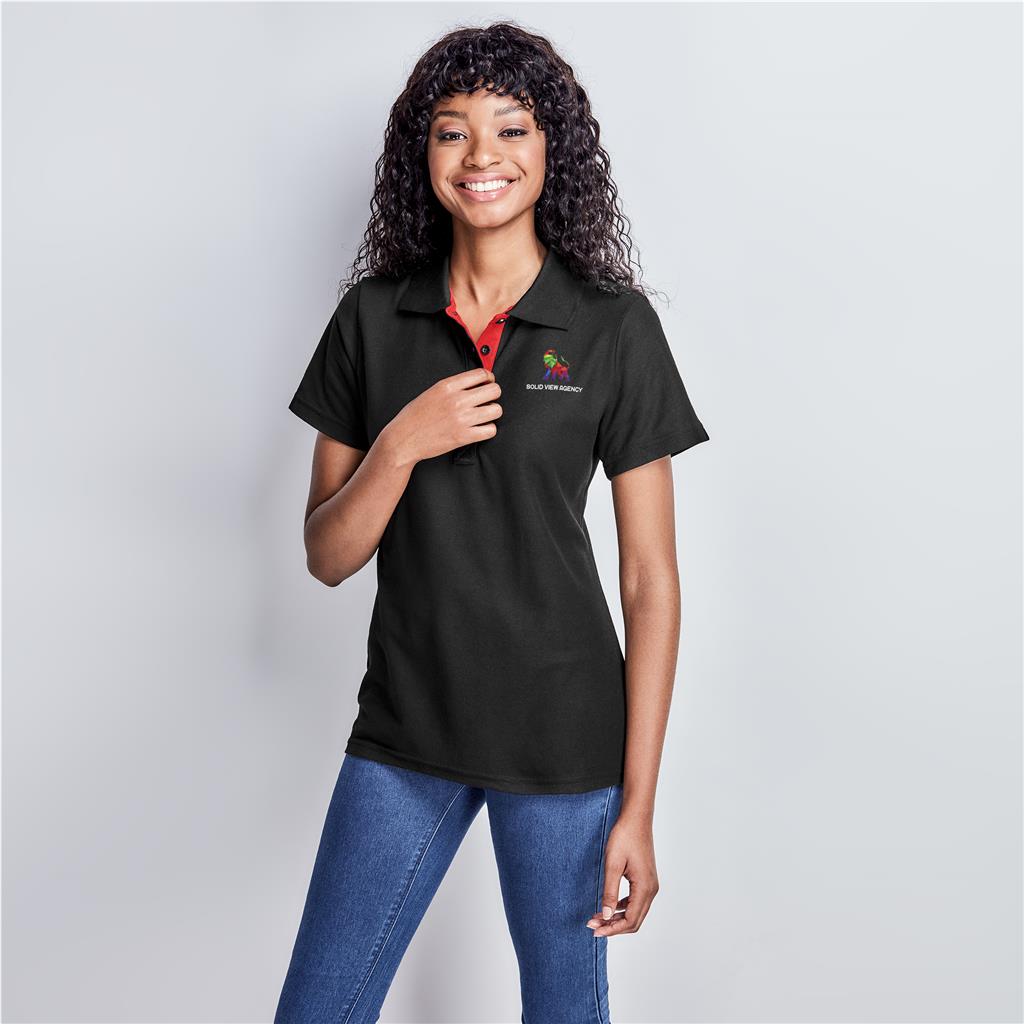 Ladies Solo Golf Shirt (YELLOW, 2XL)