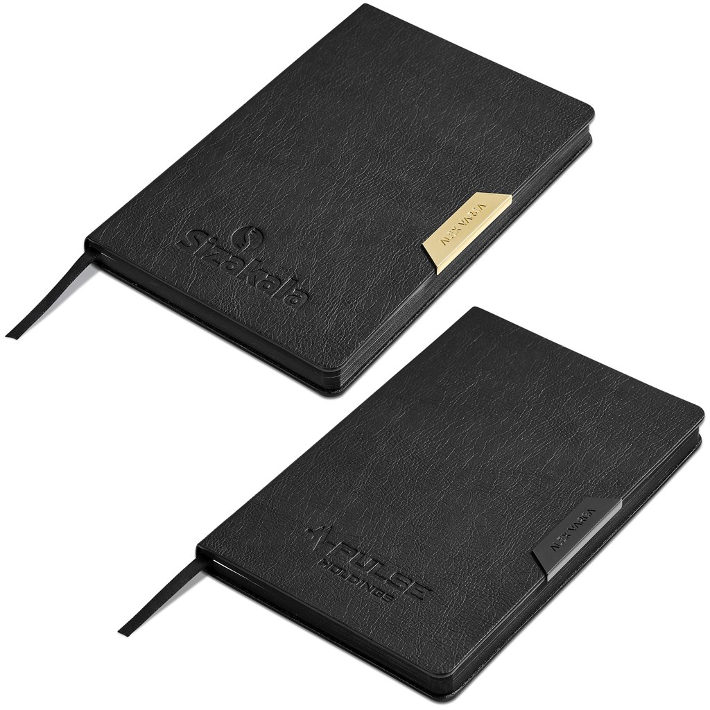 Alex Varga Onassis A5 Hard Cover Notebook (GUN METAL)
