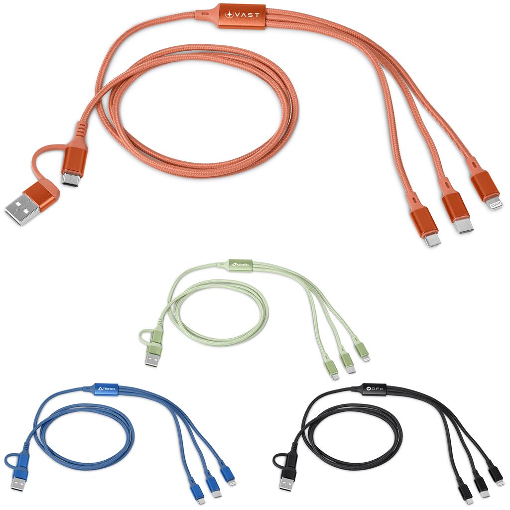 Serendipio Lancashire Fast Charge Multi-Cable (BLACK)