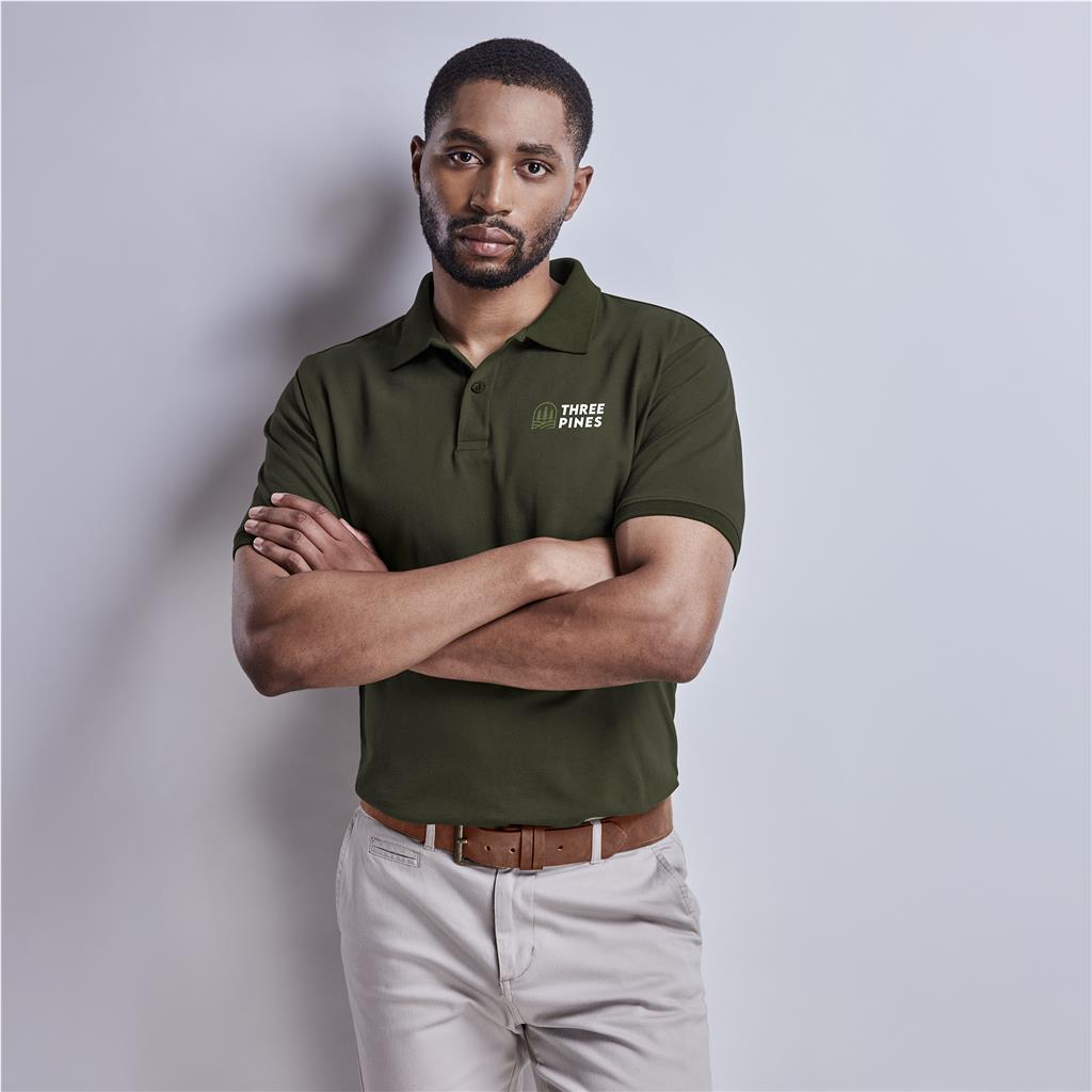 Mens Houston Stretch Golf Shirt (NAVY, 2XL)
