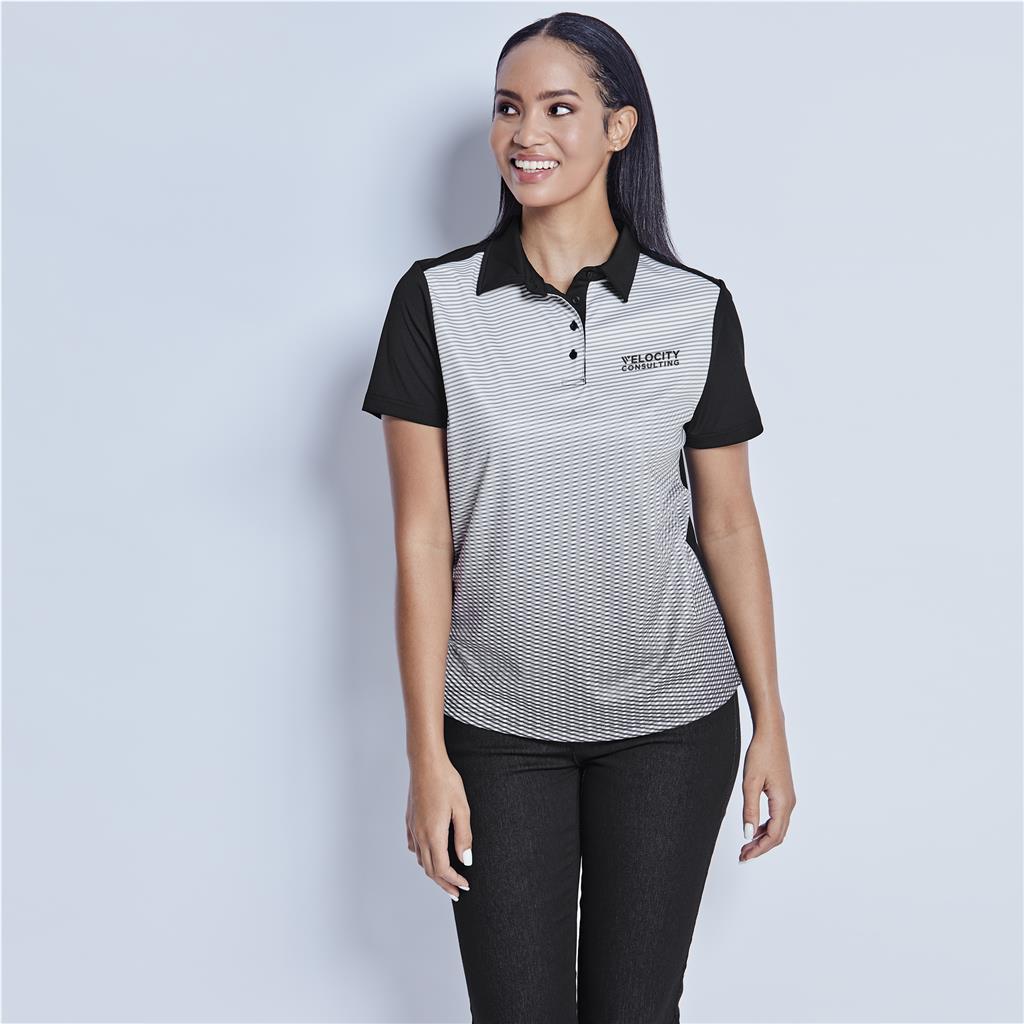 Ladies Masters Golf Shirt (BLACK, 2XL)