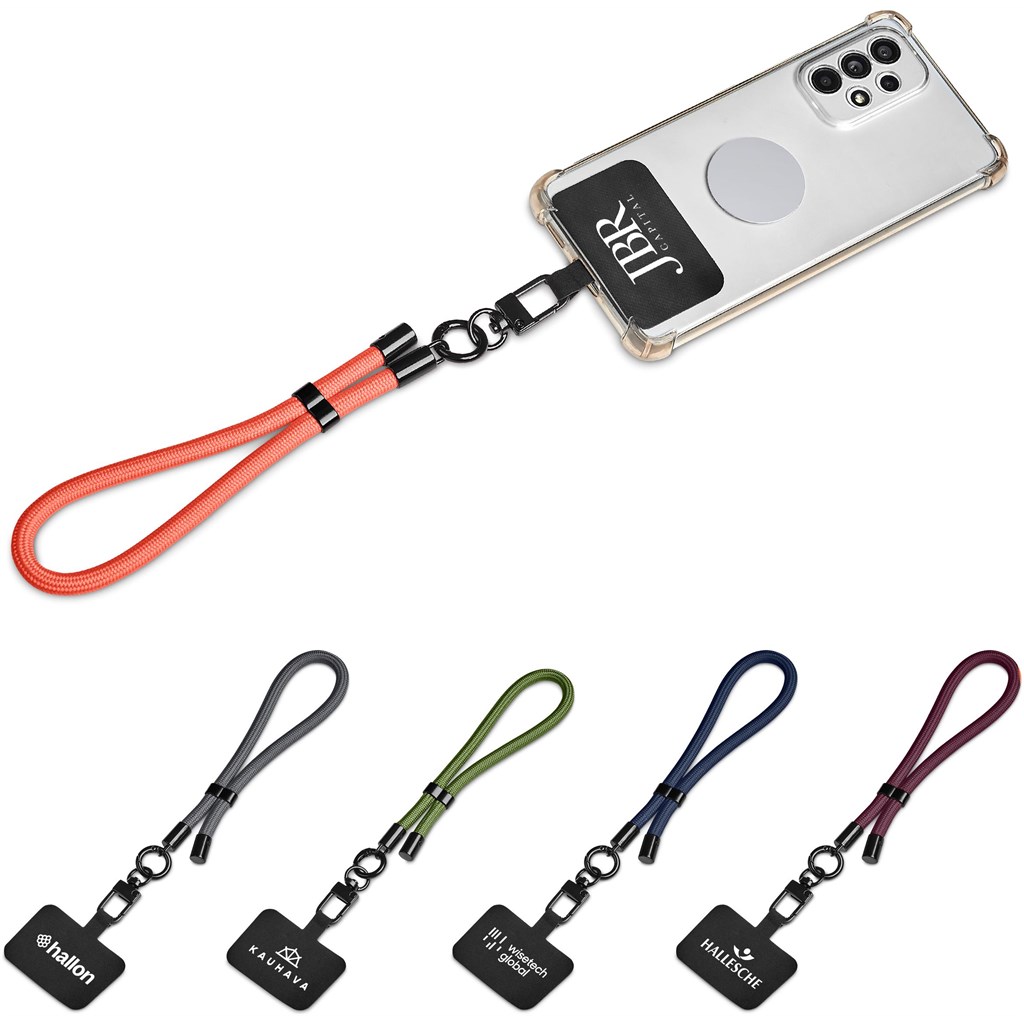 Altitude Silhouette Wrist Phone Strap (NAVY)
