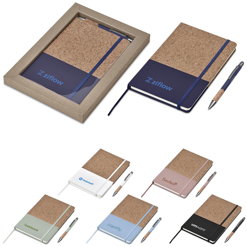Okiyo Youkoso Notebook & Pen Set (NAVY)