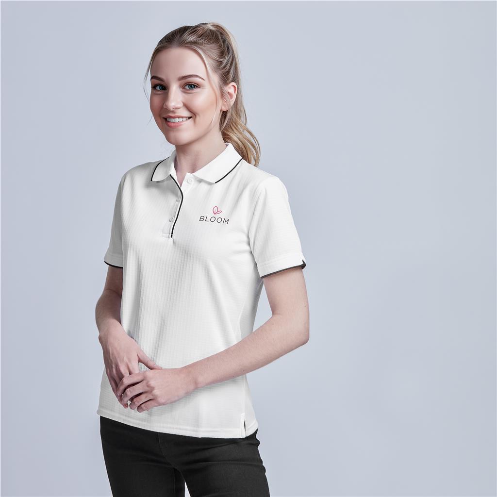 Ladies Elite Golf Shirt (NAVY, 2XL)