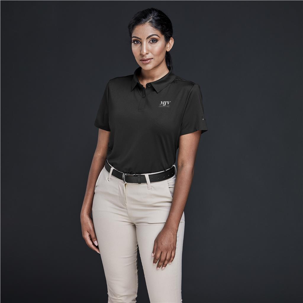 Ladies Alex Varga Questana Seamless Golf Shirt (NAVY, 2XL)