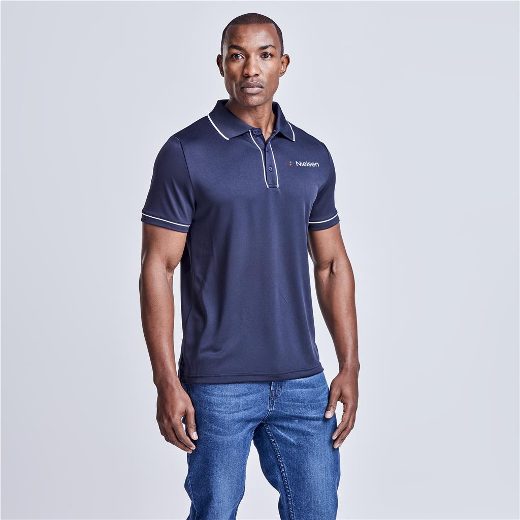Mens Osaka Golf Shirt (NAVY, 2XL)