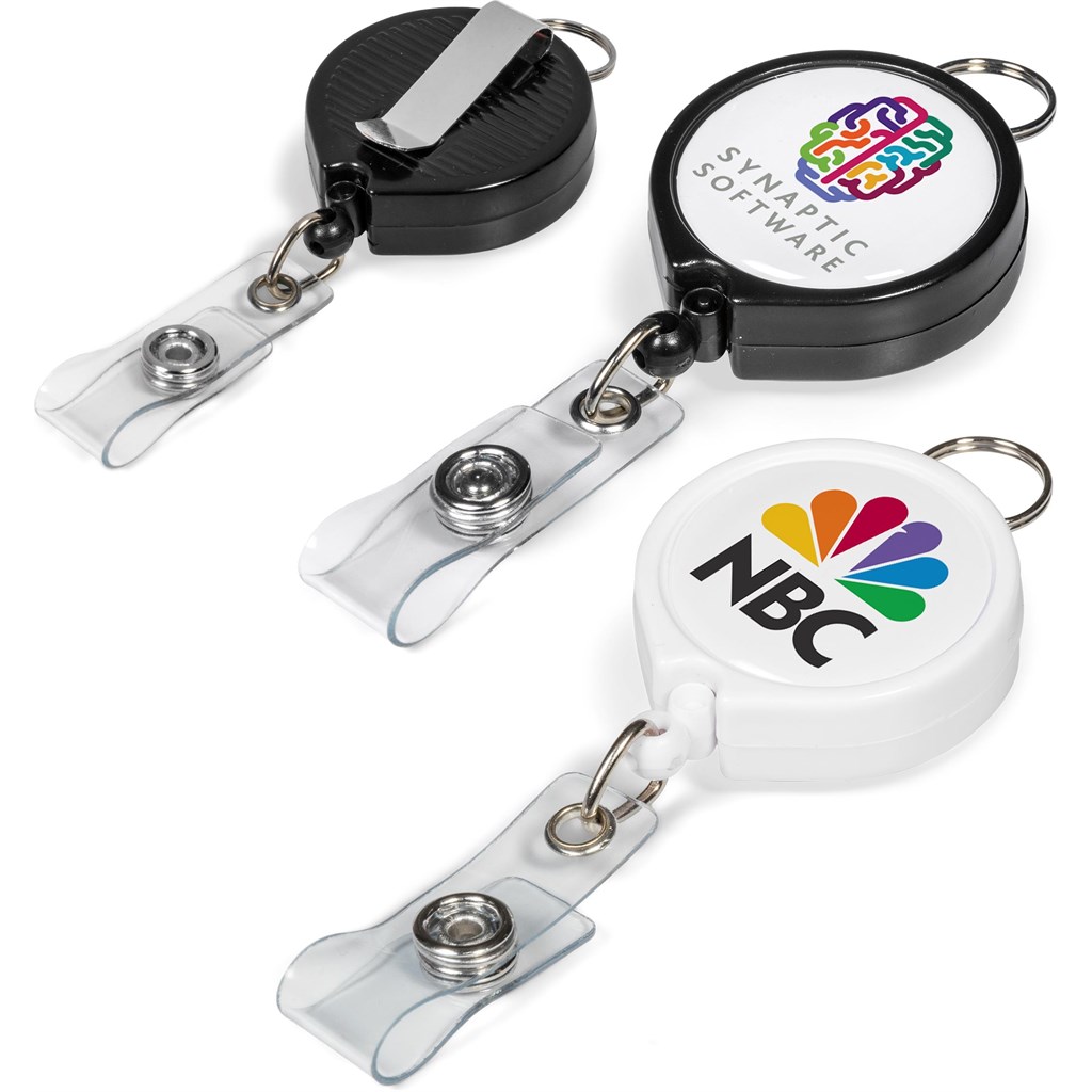 Altitude Klasp Retractable Badge Reel (BLACK)