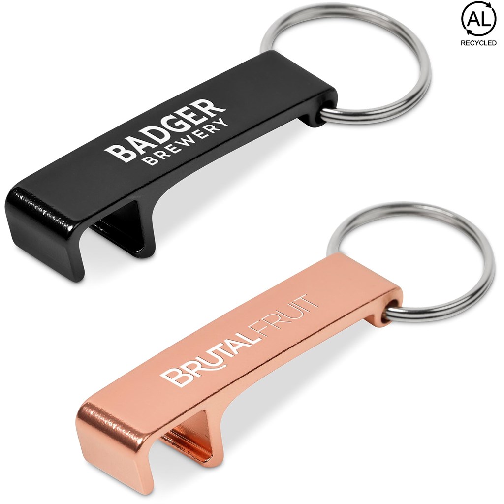 Altitude Reo Recycled Aluminium Multi-Functional Keyholder (BLACK)