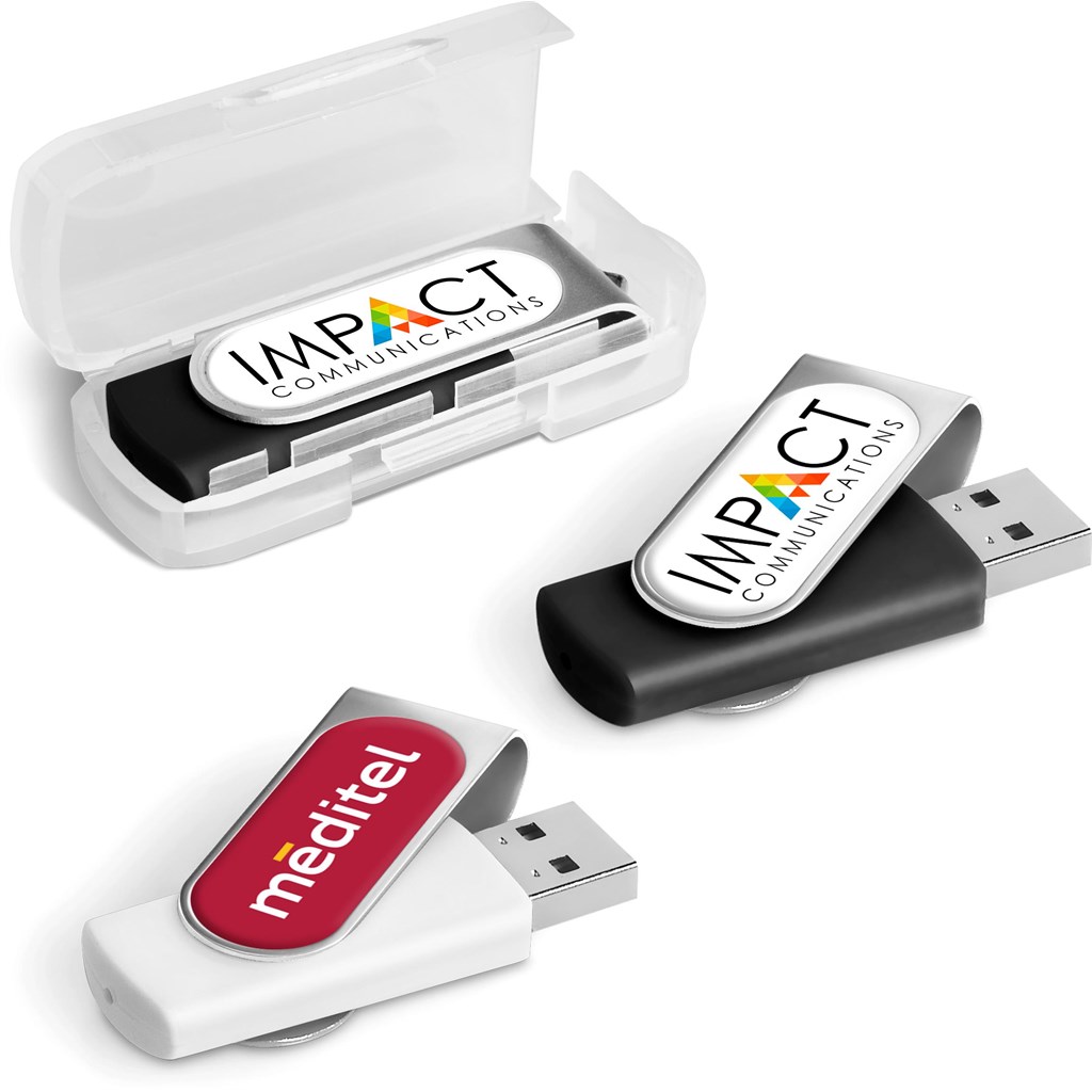 Axis Dome Flash Drive - 8GB (BLACK)