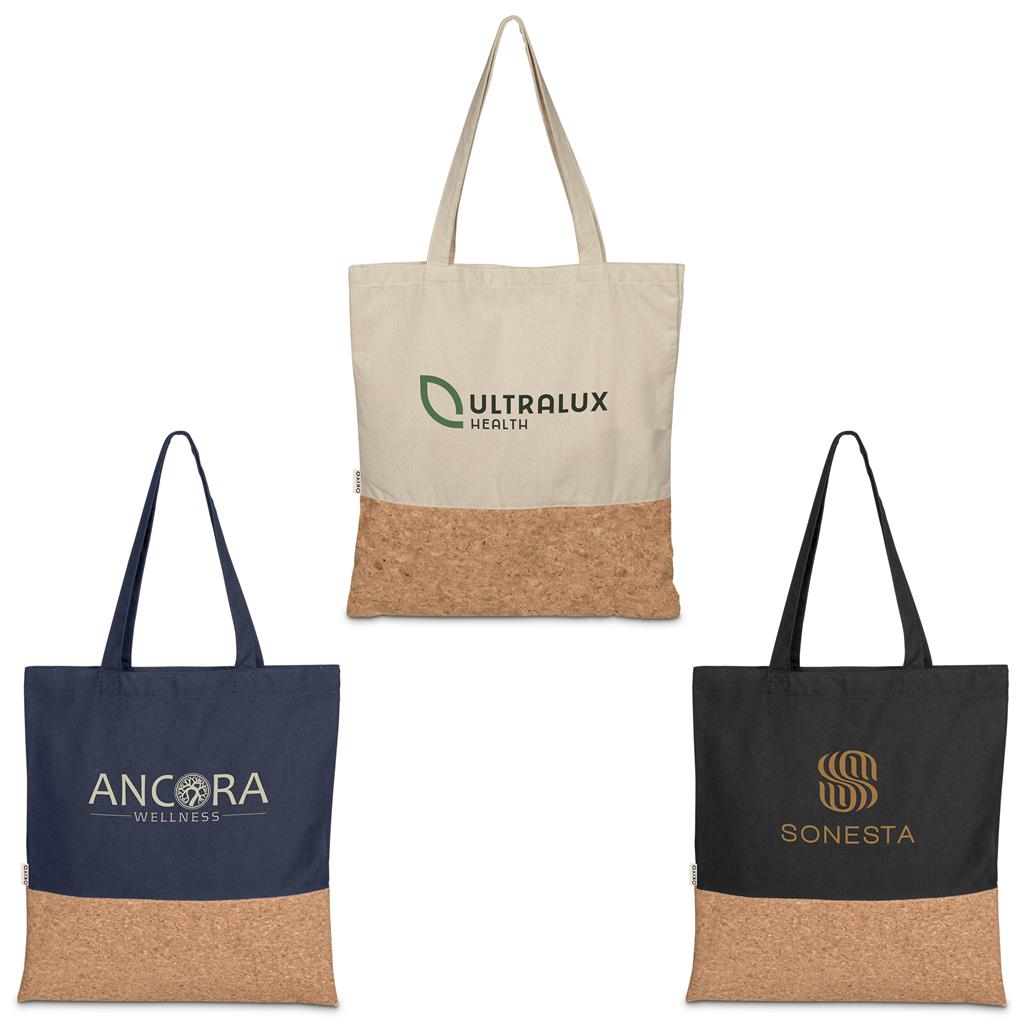 Okiyo Shukaku Cork & Cotton Shopper (NATURAL)