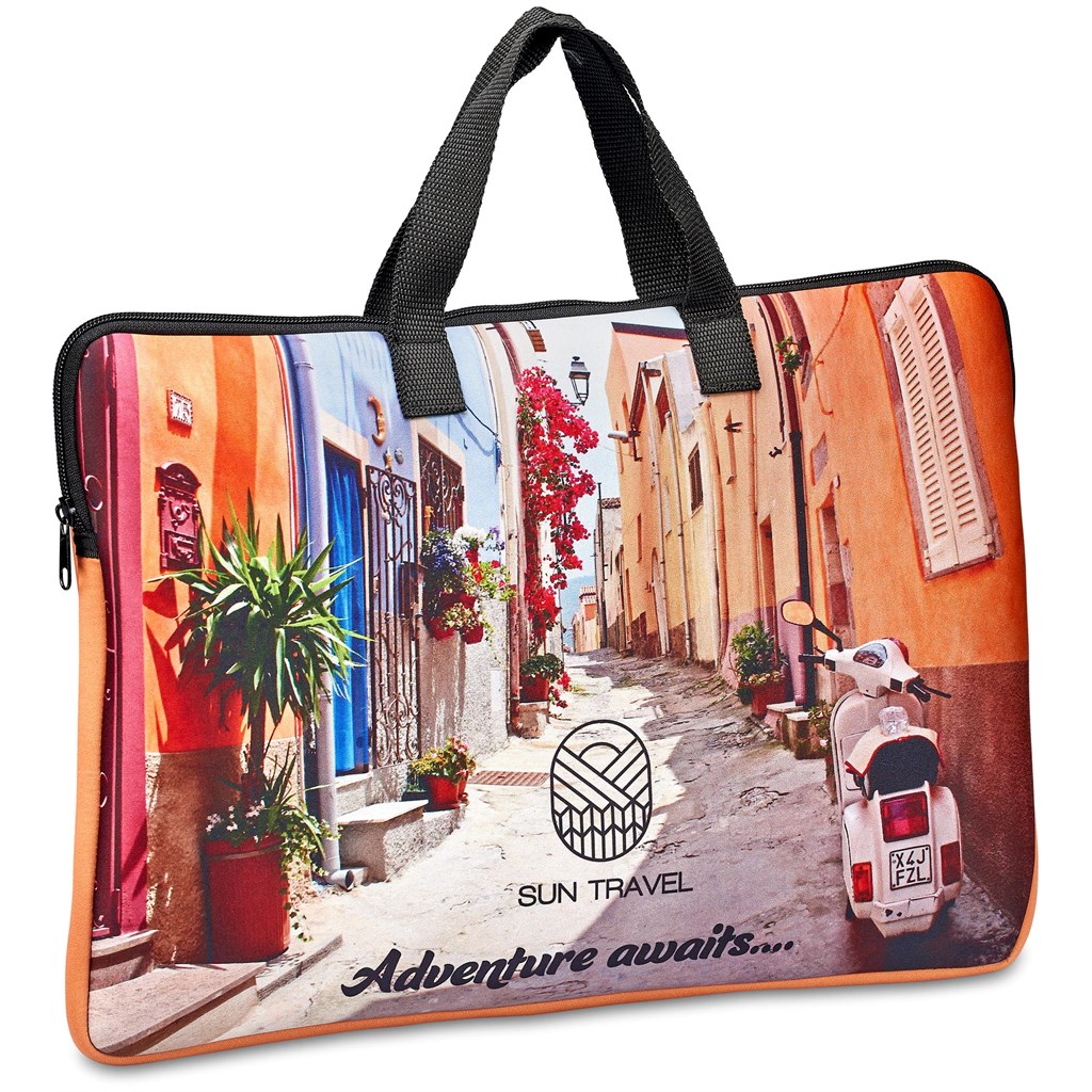 Hoppla Cloud Neoprene Laptop Sleeve with Handles – 15 -16 inch (NAVY)