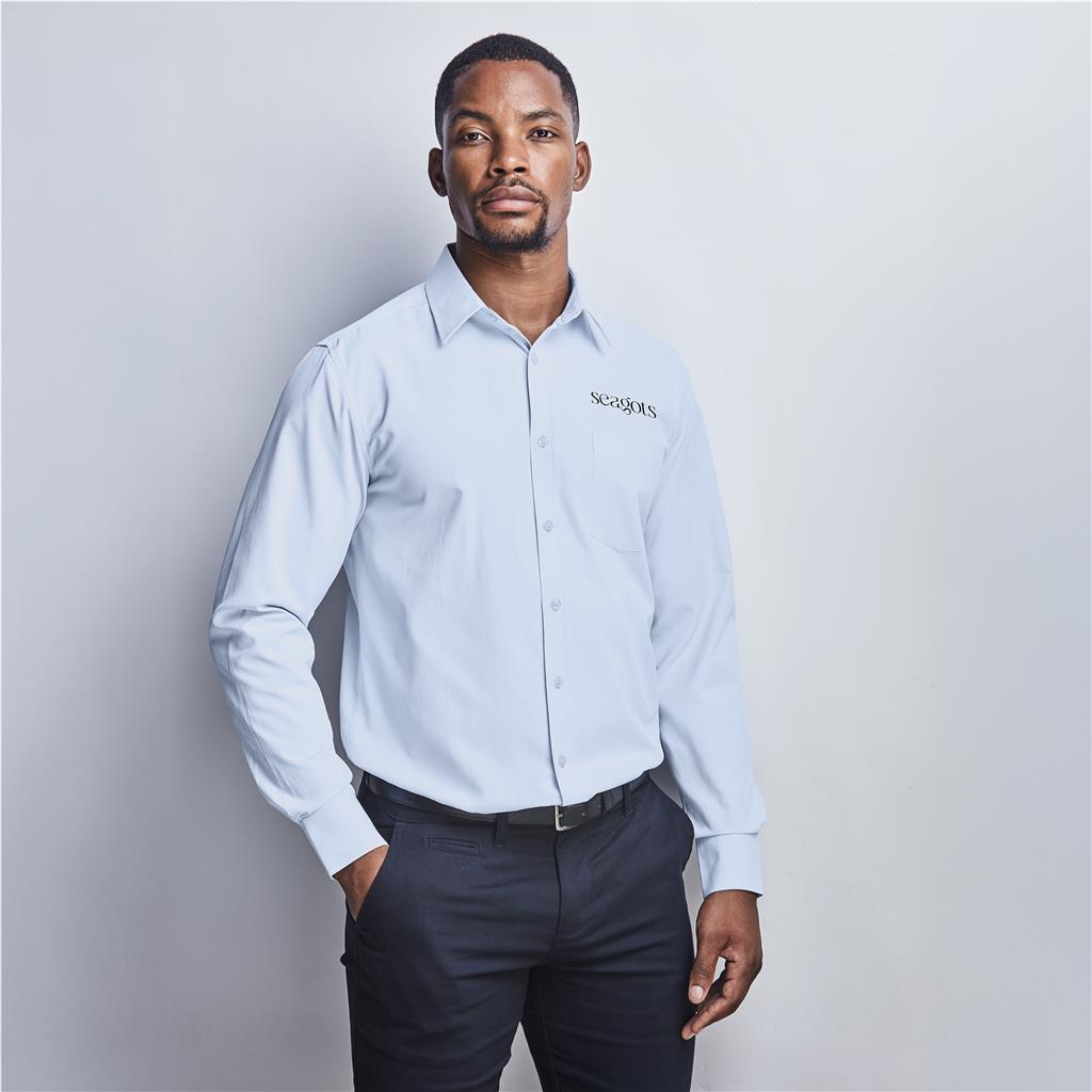 Mens Long Sleeve Carolina Shirt (WHITE, 2XL)