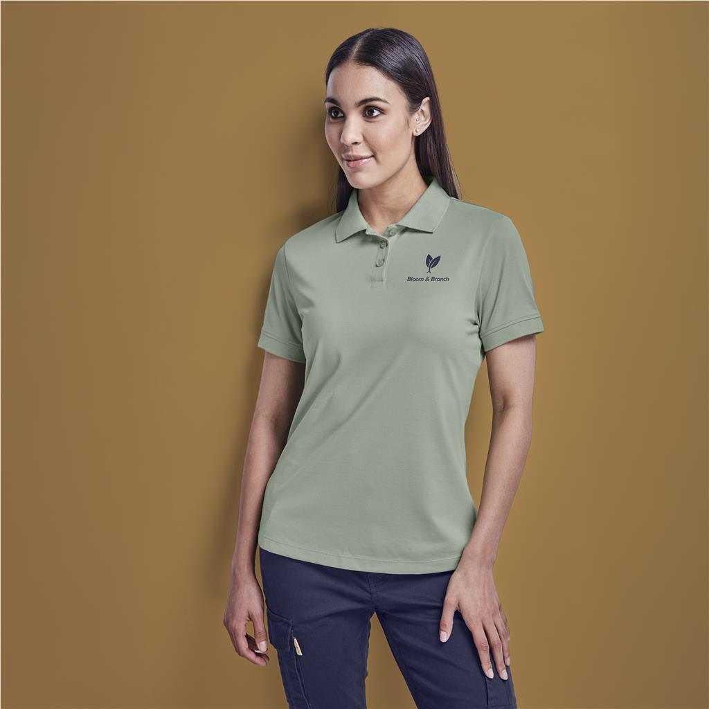 Ladies Okiyo Shizen Eco Golf Shirt (NAVY, 2XL)