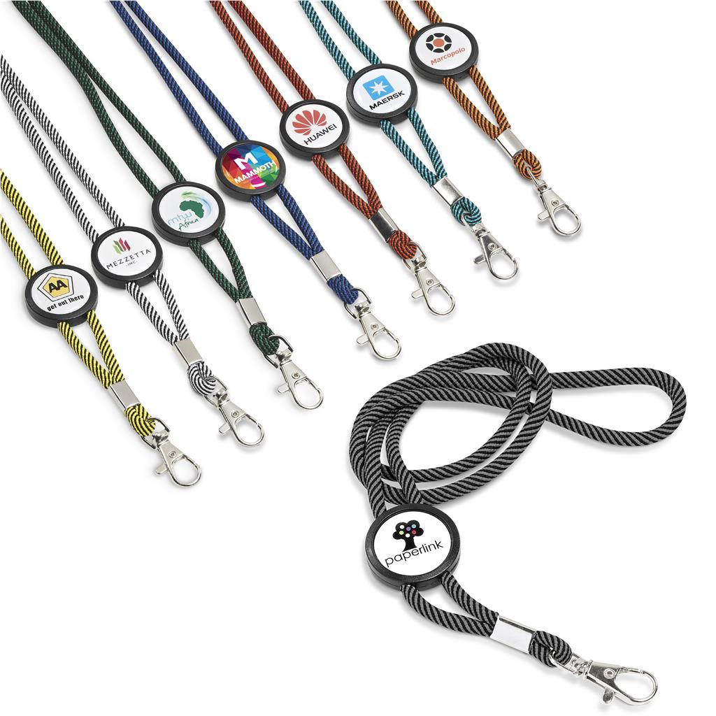 Altitude Candystripe Dome Lanyard (YELLOW)
