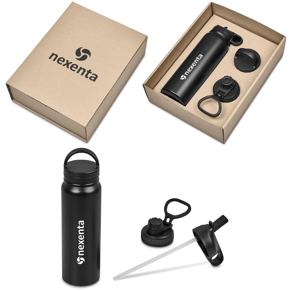[GF-AL-1330-B] Altitude Madeira Exchangeable Lids Bottle Gift Set