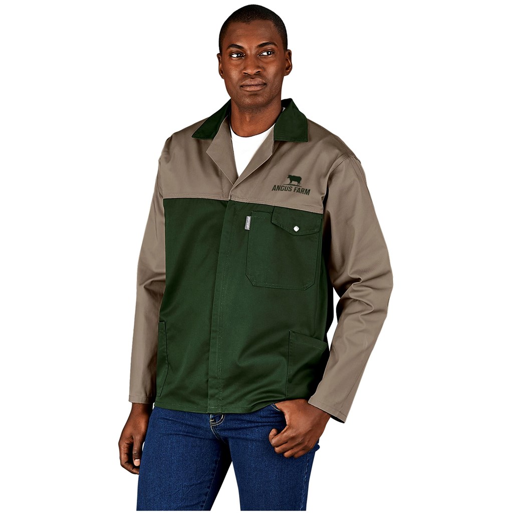 Site Premium Two-Tone Polycotton Jacket (GREY, 2XL)