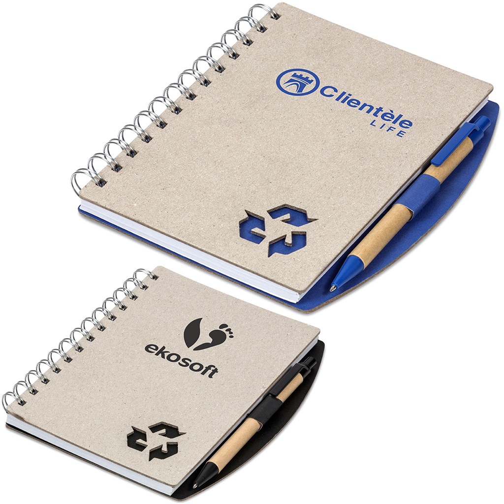 Altitude Bonaire Midi Notebook & Pen (BLACK)