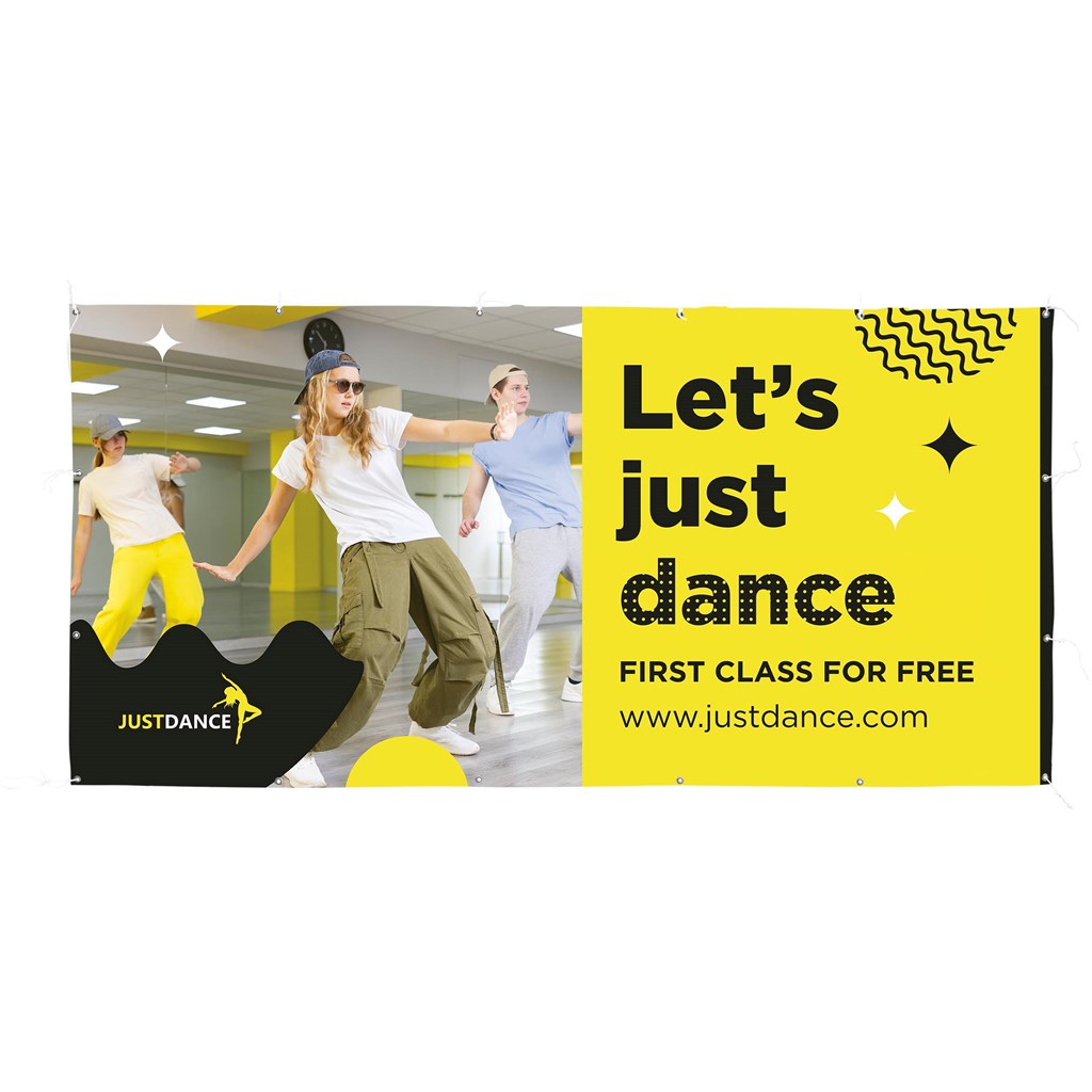 [BA-AM-10-D] PVC Banner 2.45m x 1.2m