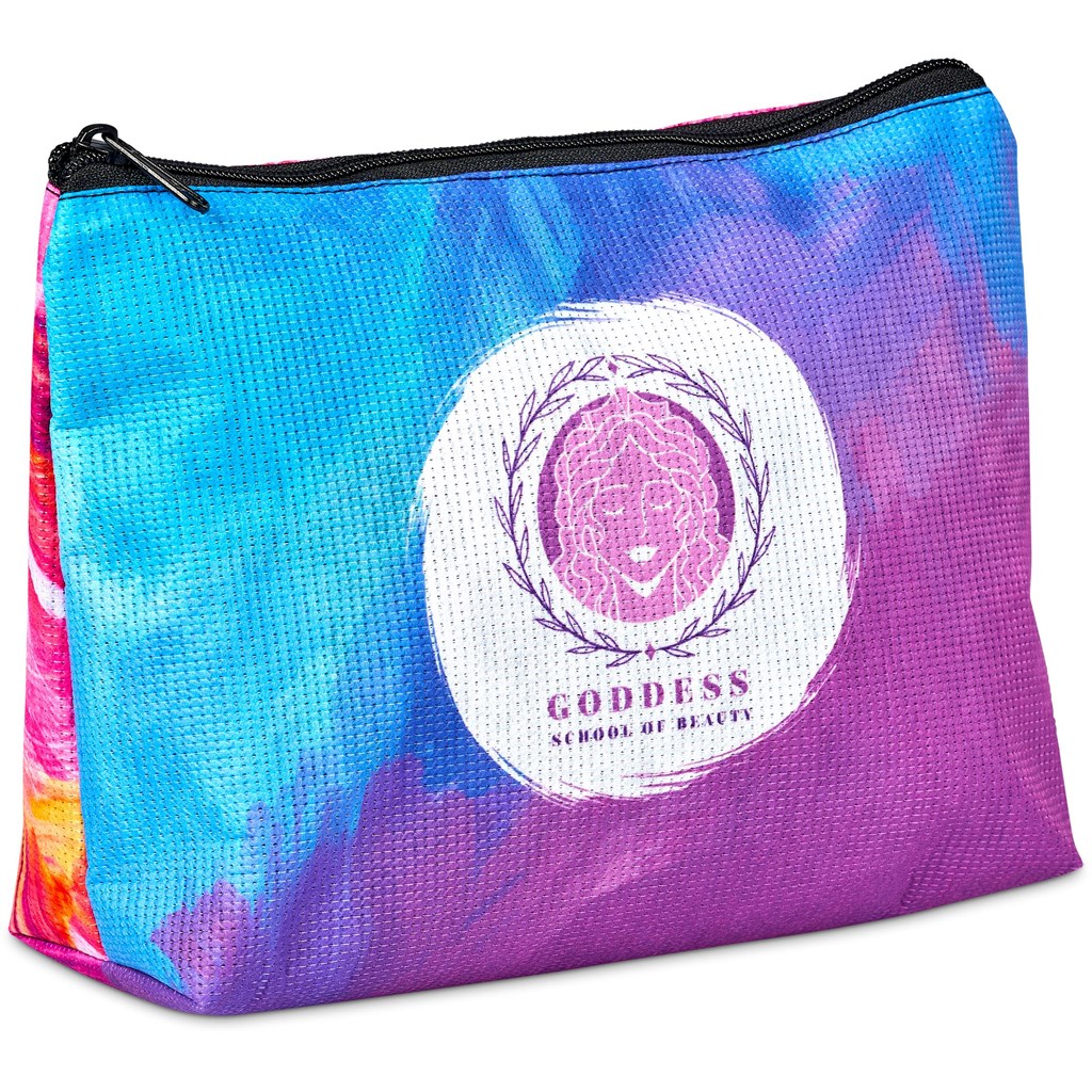 [BC-HP-75-G] Hoppla Leanne Recycled PET Stitch-Bond Maxi Toiletry Bag