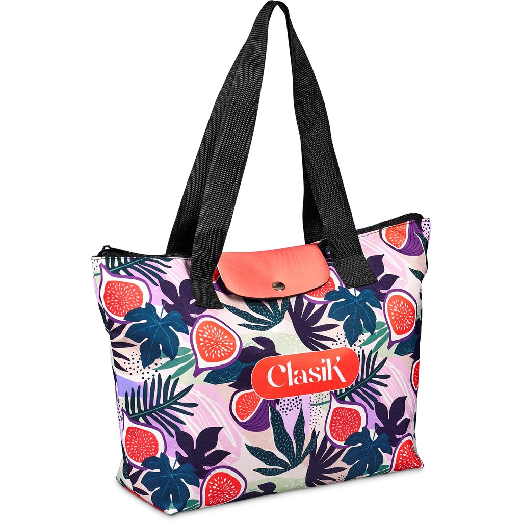 [BC-HP-85-G] Hoppla Rosebank Polyester Roll-Up Tote Bag