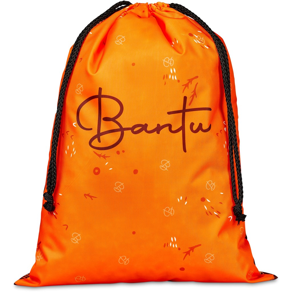 [BC-HP-89-G] Hoppla Benguela Jumbo Polyester Drawstring Pouch